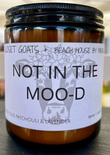 Not in the Moo-d Candle