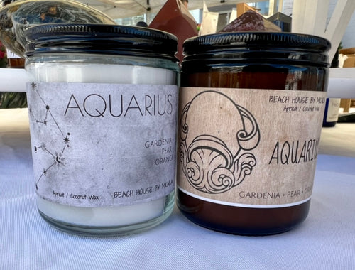 Aquarius Astrological Candle