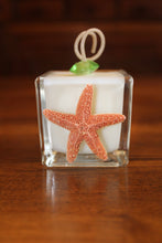 Natural Starfish Design ~ Coconut Soy Wax Square Votive Candle