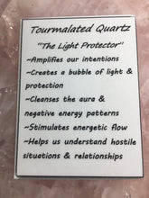 Tourmalated Quartz Healing Stone