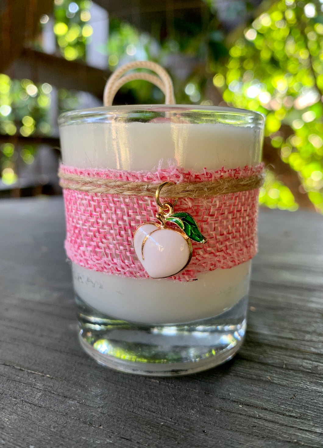 Peach Charm ~ Votive Coconut Soy Wax Candle