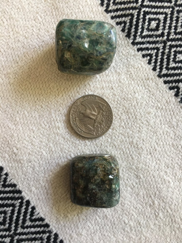 Fuchsite Kyanite Tumbled Healing Stone