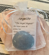 Angelite Palm Stone