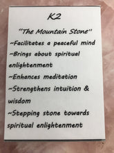 K2 Tumbled Healing Stone