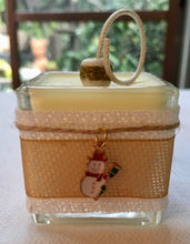 Holiday Hand-Embellished Votive Coconut-Soy Wax Candle