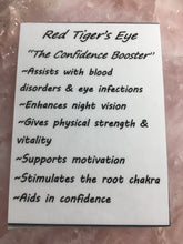 Red Tiger’s Eye Tumbled Healing Stone