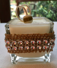 Holiday Hand-Embellished Votive Coconut-Soy Wax Candle
