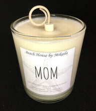 "Mom" Candle & Selenite Palm Heart Gift Set